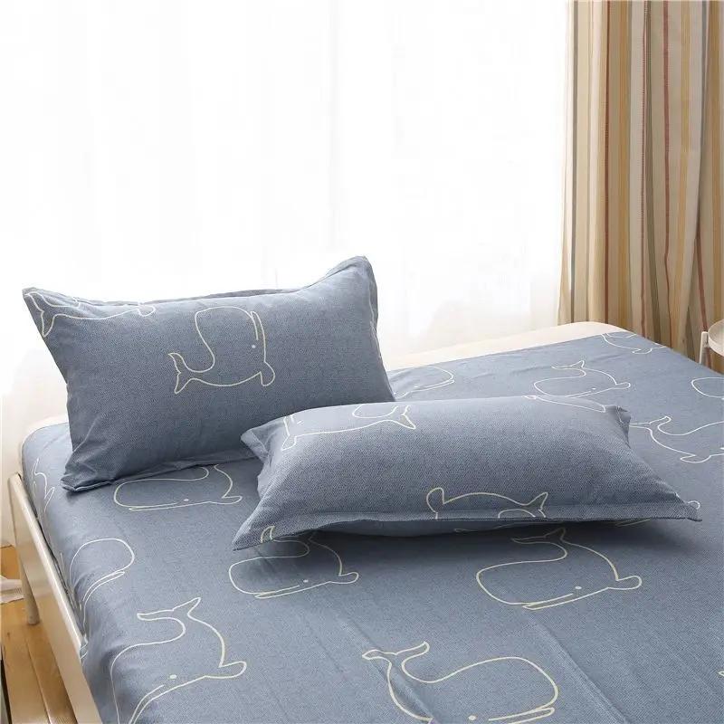 Nordic Minimalist Pillow Core Cover for Bed and Home, Double Pillowcase, Solid Color, Single Pillow