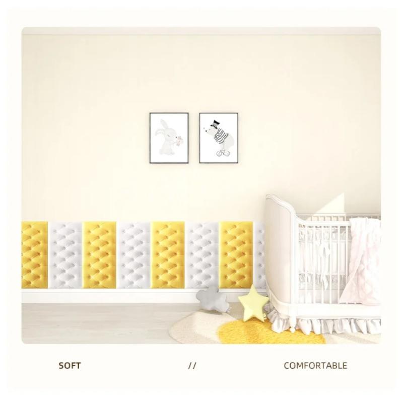 1 шт. утолщенные 3D наклейки на стену, высококачественные антистолкновительные настенные коврики, самоклеящиеся обои для детской спальни