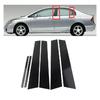 For Honda Civic Car Sticker Pillar Posts Door Trim Covers  Decorative Accessories 2006 2007 2008 2009 2010 2011