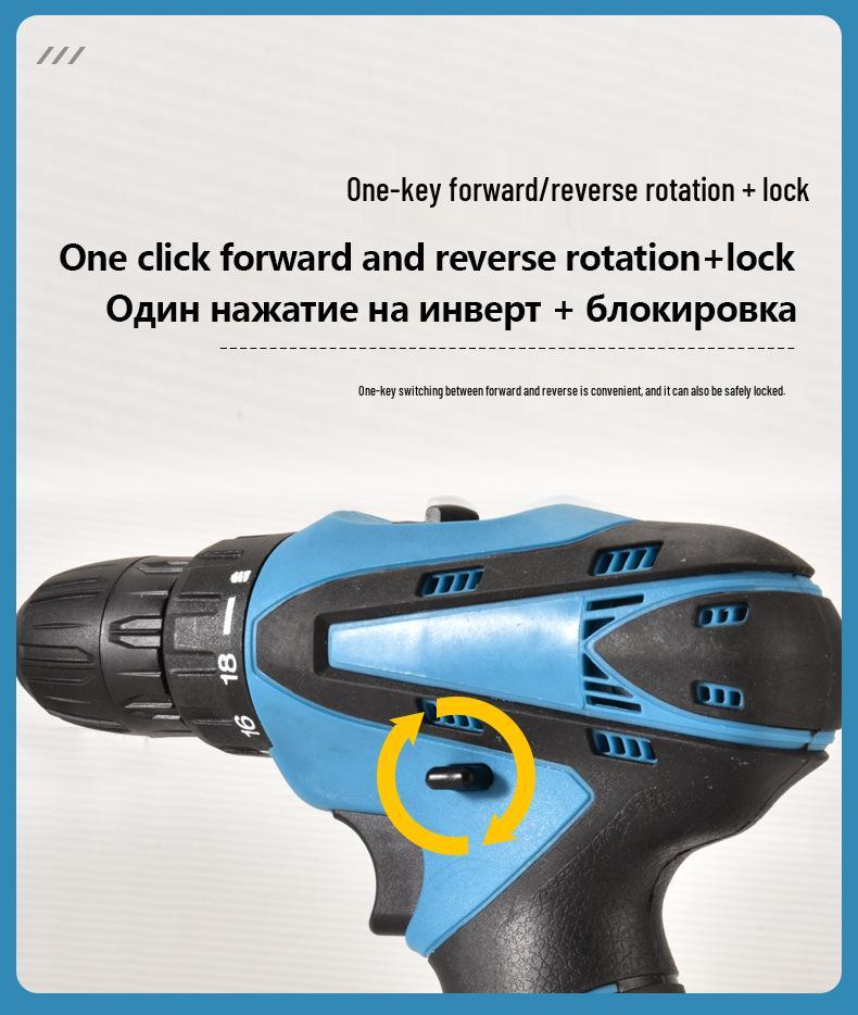 Набор: Ручная дрель-шуруповерт Makita 12V с литий-ионным аккумулятором для домашнего использования