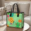 Cute Cartoon Fruit Tote Bag Portable Daily Shopping Casual Handbag for Ladies