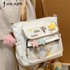 Sweet Student Crossbody Bag Large Capacity Y2K Anime Display Bag Cartoon Shoulder Ita Bag  School