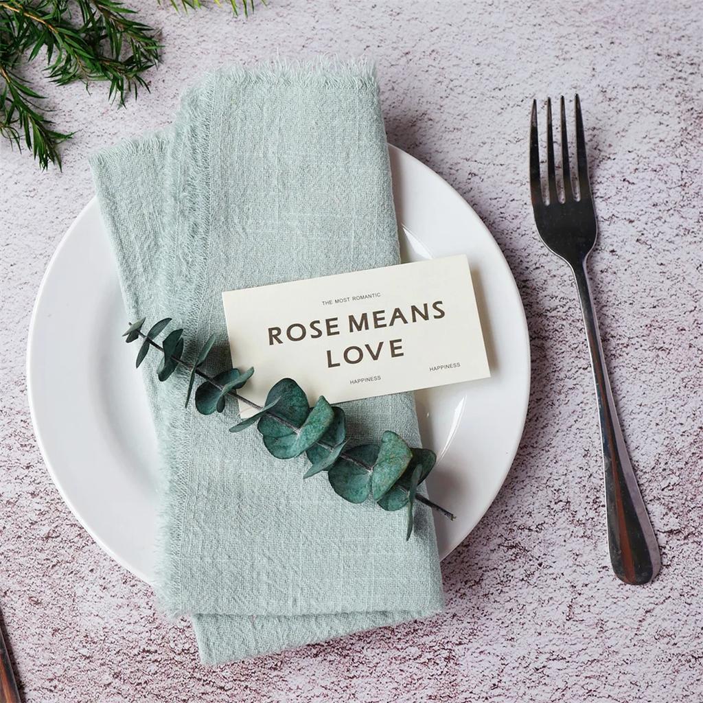 24 шт. салфетки ручной работы из ткани с бахромой 12,5x12,5 дюймов, многоразовые мягкие деревенские хлопковые салфетки для ужина на свадьбу