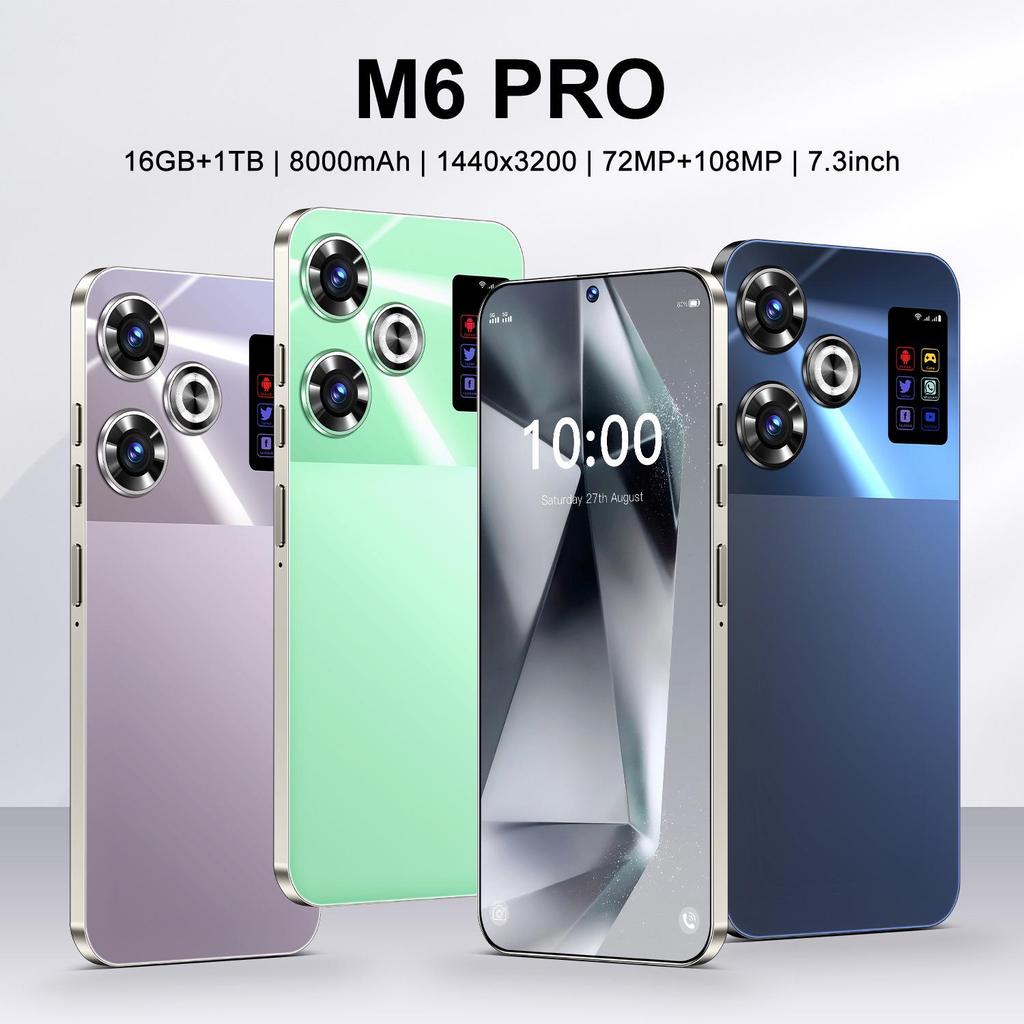 M6 PRO 7,3" Android Смартфон «Все в одном» с памятью 16+1 ТБ