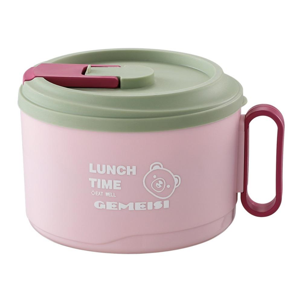 1300ML Leakproof Instant Noodle Bowl Large Capacity Udon Soup Bowl Lunch Box For Students, Office