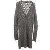 ASPESI сделано в Италии Вязаный кардиган с длинным рукавом серый Женский Б/у