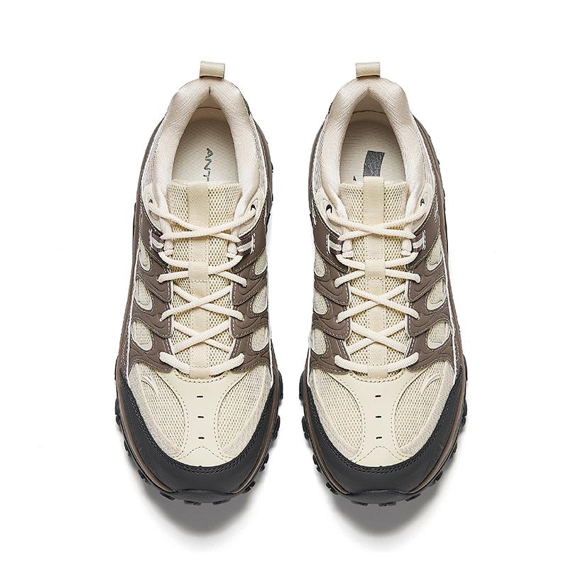 Anta Удобные спортивные амортизирующие дышащие низкие повседневные кроссовки для бега мужские кроссовки светло-серые 912515581-2