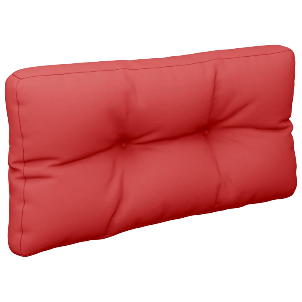 2 Piece Pallet Cushions Red Fabric