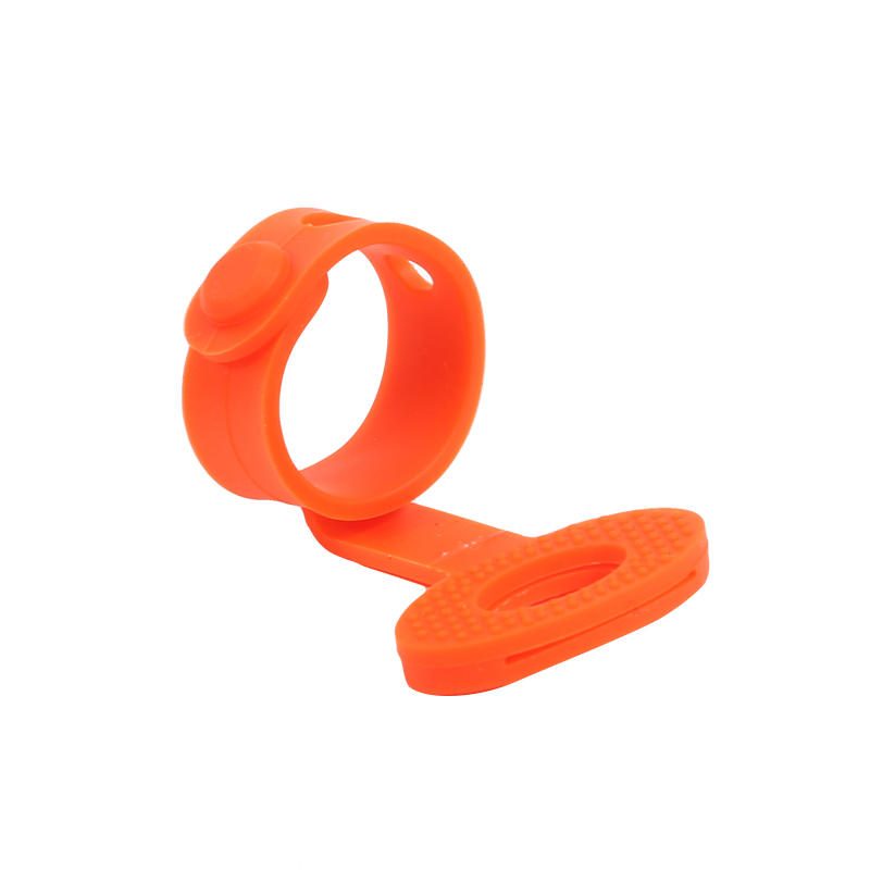 1PC Guitar Plectrum Finger Grip Sleeve Silicone Picker Holder Anti-Slip Protector For Beginner Sweep Picking Practice
