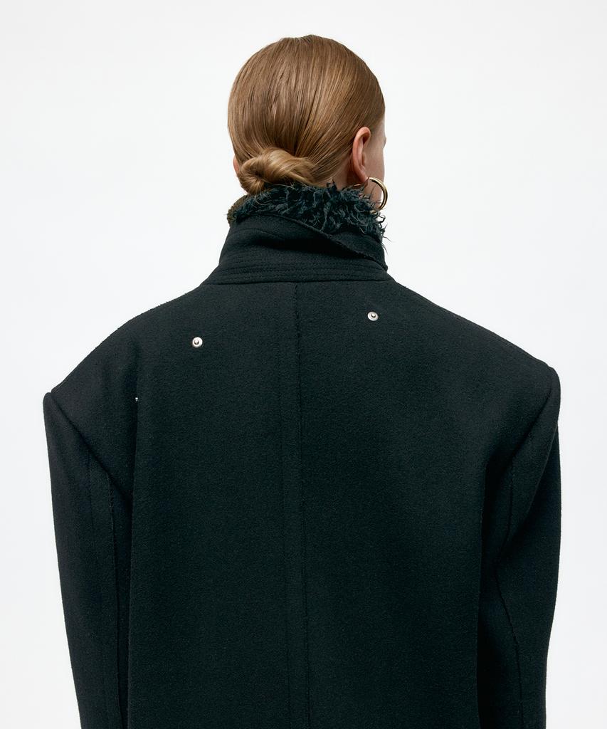 Adsb Andersson Bell Unisex James Wool Coat Awa731U(Black)