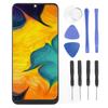 6.4 Inch LCD Display Digitizer Screen Replacement with Outer Frame Repair Tool Kit for Samsung Galaxy A30 SM A305G SM