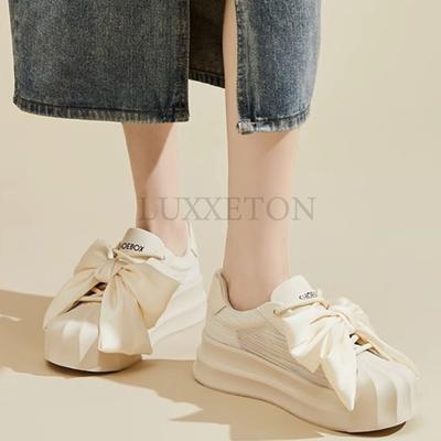 Роскошные низкие женские туфли из вулканизированной кожи, осенние новые повседневные туфли из кожи, корейские дышащие женские кроссовки на шнуровке