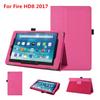 For Kindle Fire HD 8 2020, HD8 2017, HD8 2020 Plus 8 Inch Tablet Case Bracket Fold Stand Flip Fashion Leather Cover