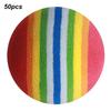 50PCS EVA Lightweight Wear Resistant Indoor Practice Stripe Golf Foam Ball Colorful Pet Cat