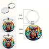 Owl Themed Keyring With Zinc Alloy Craftsmanship For Cute Accessories And Gifts