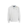 Polo SS22 Pony Logo Zip Collar Sweatshirt Men sweatshirt Light-Serey 710849720002