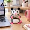 Статуэтка Опоссума, Фигурка Эмоциональной Поддержки, 3D-печатная Статуэтка, Коллекционная Настольная Скульптура Животного для Домашнего Офиса, Декоративная