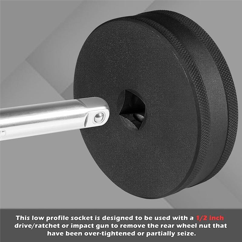 Rear Wheel Axle Nut Socket Tool 60Mm Manual Removes Wheel Nuts For Car Motorcycle Modification