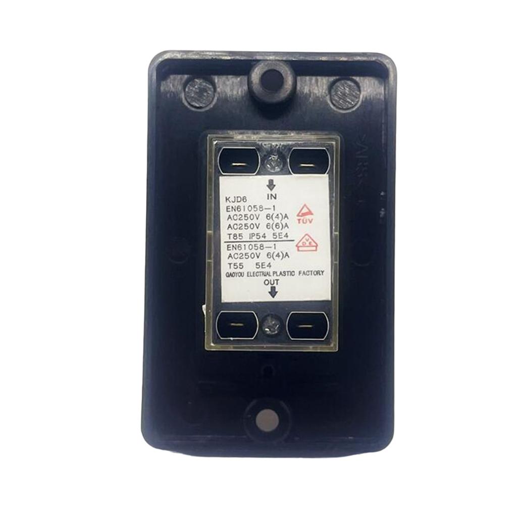 Waterproof Electromagnetic Switches Convenient 2 Button Momentary Switches AC250V 6A Essential Waterproof Switches