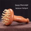 Cow Horn Meridian Massager Wood Grain Horn Massage Comb Gua Sha Massage Tool  Leg Massage