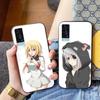 Чехол для телефона Girl Infinite Stratos для VIVO Y95 Y93 Y31 Y20 V19 V17 V15 Pro X60 NEX, мягкий черный чехол для телефона