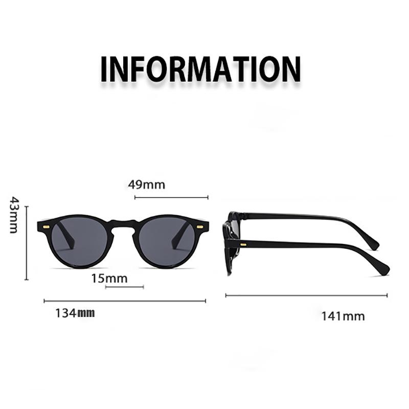 Men Round Sunglasses Men Women Sun Glasses Leopard Frame Women Anti Glare Summer Eyeglasses