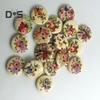 Red Bey 50Pcs Buttons Eco-friendly Vintage DIY Wear Resistant Sewing Buttons for Indoor