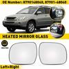 Для Lexus RX 300 330 350 400H 2004-2009 Правое Левое Зеркало Подогреваемое Стекло EOA