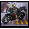 1/9 Масштаб Мотоцикл Honda CBR 1000RR HRC Игрушка для Детей Гоночная Модель Литой Миниатюрный Большой Размер Со Светом Коллекционный Подарок Мальчику Ребенку