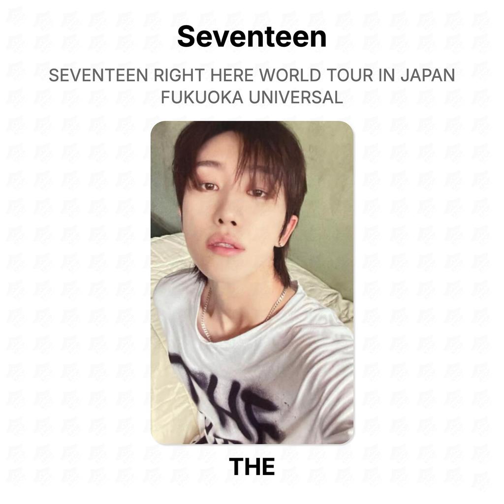 Seventeen Прямо здесь МИРОВОЙ ТУР В ЯПОНИИ ФУКУОКА UNIVERSAL Официальная фотокарточка