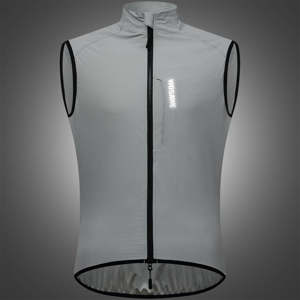 Wosawe Men Women Unisex Spring Summer Light Breathable Mountaineering Windproof Camping Fishing Cycling Vests