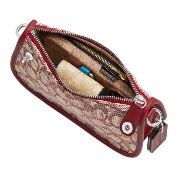 Coach Сумка через плечо Eliza Signature Canvas Кожа Жаккард Для ежедневных поездок CZ923-LHXJA