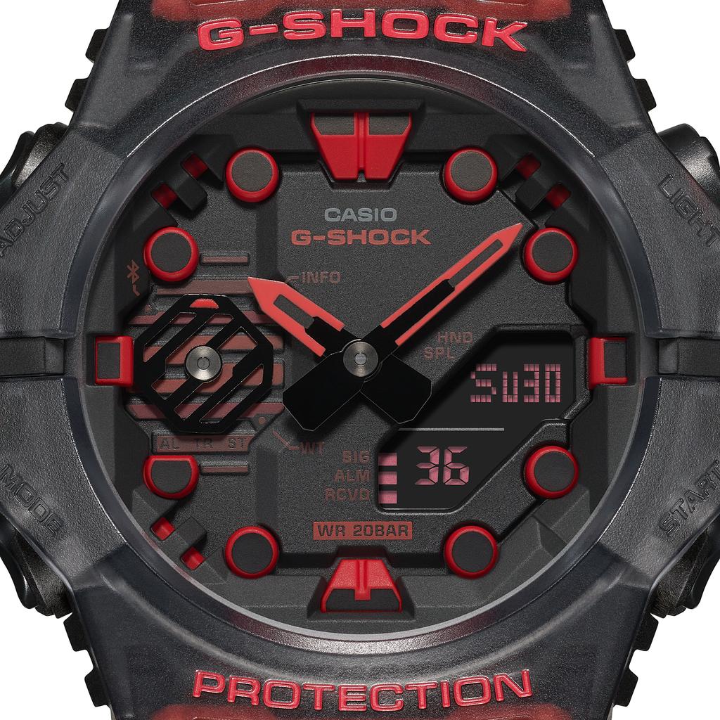 Casio Мужские кварцевые часы G-SHOCK с полимерным корпусом, водозащитой 200 м, ударопрочные GA-B001G-1A