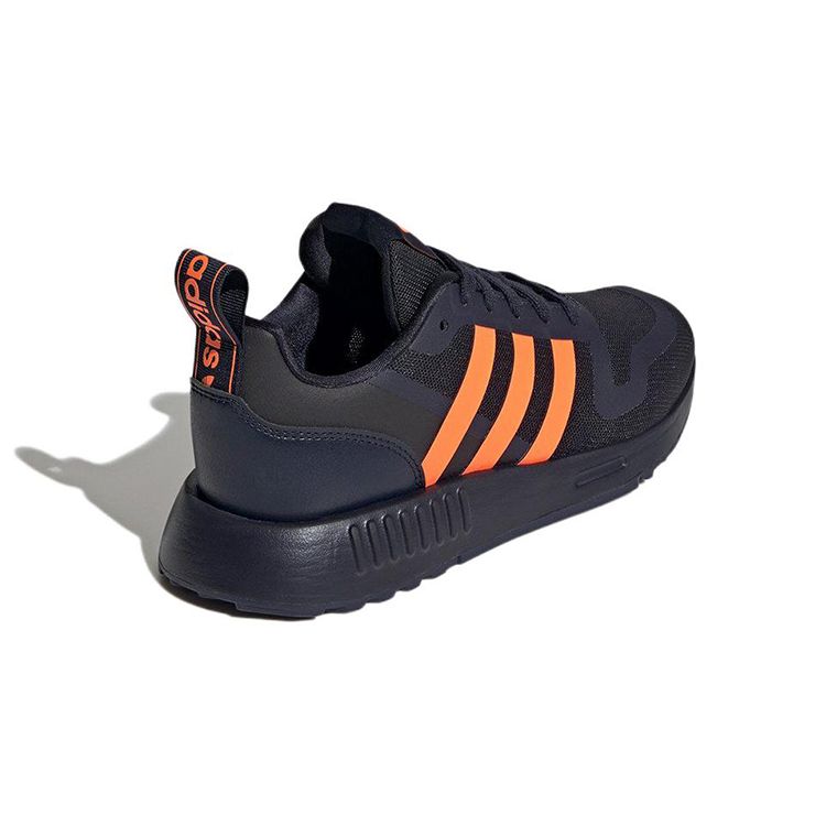 adidas Оригинальные кроссовки Originals Multix, прочные, дышащие, с низким верхом, для бега, детские, сине-оранжевые, GW3005