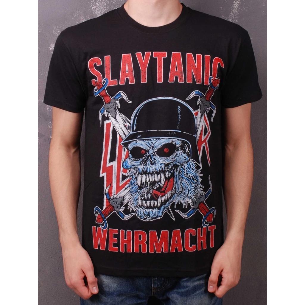 Slayer - Slaytanic Wehrmacht (Gildan) Черная футболка смерть