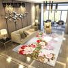 Традиционный китайский стиль цветок 3D ковер для гостиной коврик для спальни коврик одеяло коврик для йоги моющийся