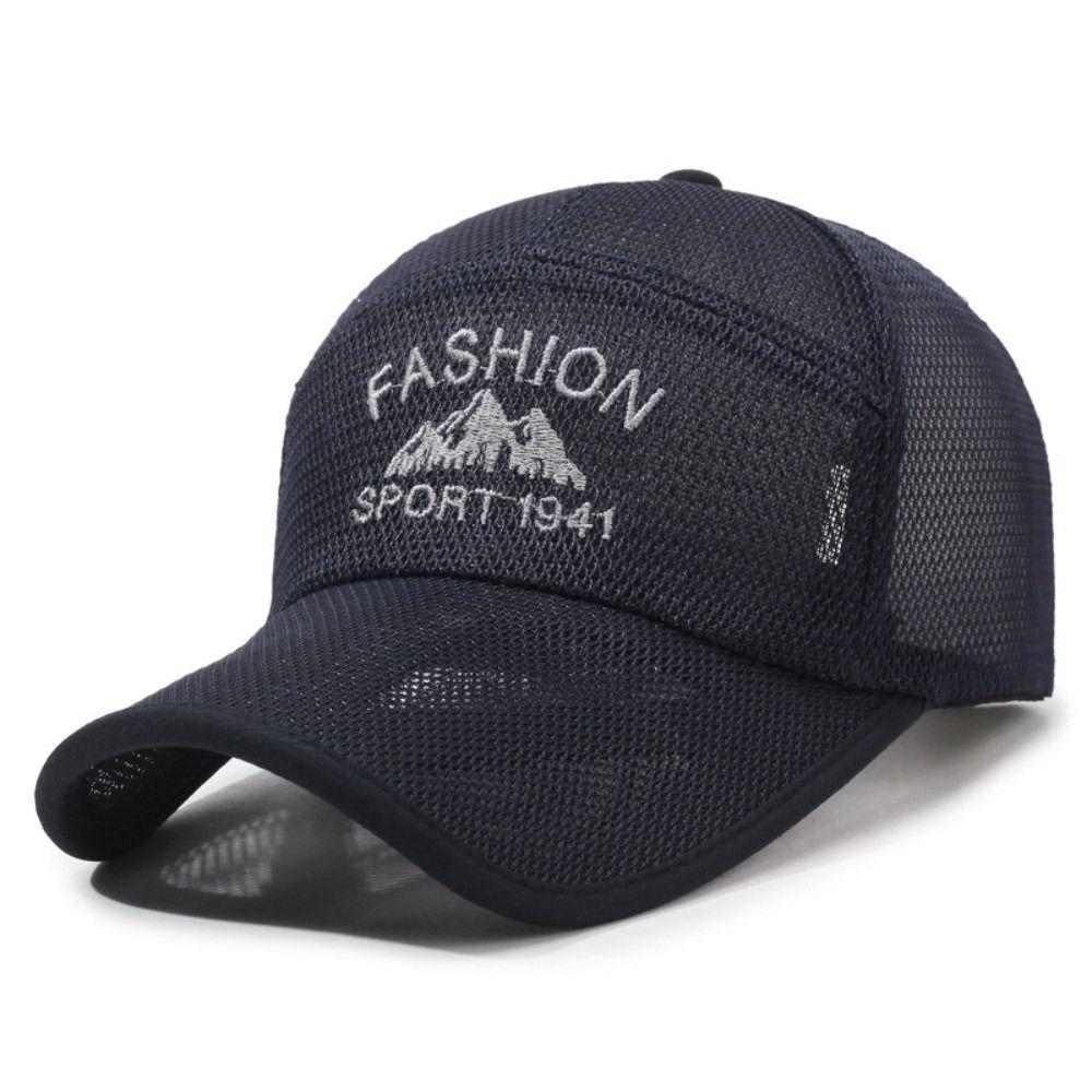 Adjustable Full Mesh Baseball Hats Quick Dry Sunscreen Hats For Man Women Unisex