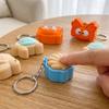 Mini Turtle Clicker Keychain Cute Animal Fidget Sensory Toy Button Clicker Keyring  Venting Toys