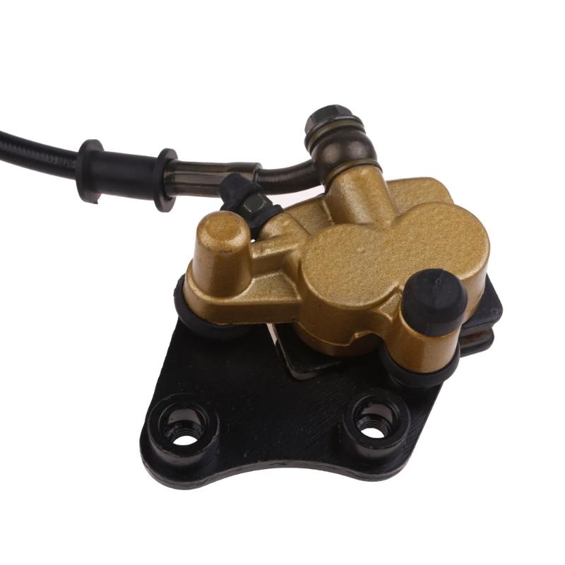 Upgraded Front Disc Brake Masters Cylinder Caliper with Brake Pad Assembly for 50cc 70cc 90cc SSR 110cc 125cc AtomikSSR