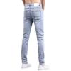 Мужские модные облегающие джинсы-стрейч - повседневный стиль осень/зима