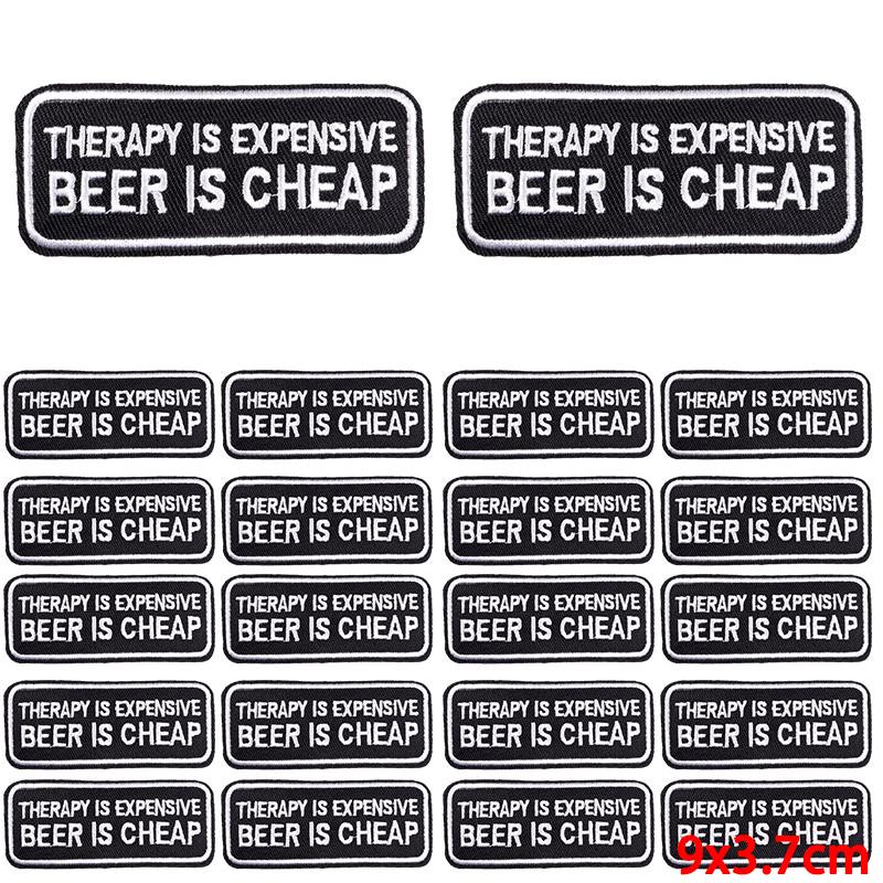 10Pcs/Lot Patch With Letters Iron On Patches For Clothing Thermoadhesive Patches On Clothes Slogan Proverb Patch For Clothes Sew