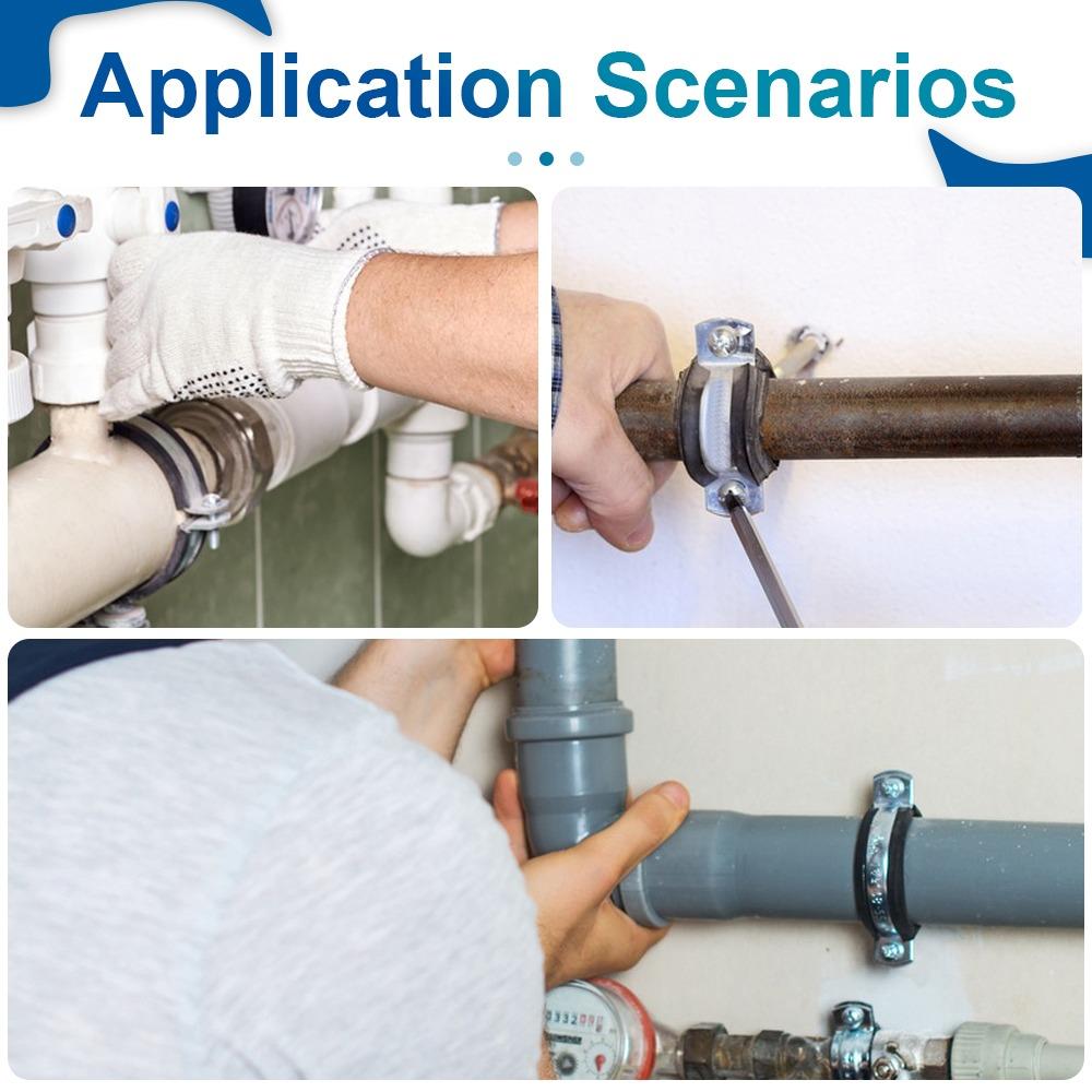 2 шт. С гвоздем Регулируемый хомут для поддержки трубы Оцинкованное железо PPR Железный хомут для трубы Рабочий