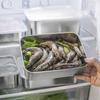 Подносы для хранения продуктов из нержавеющей стали, прямоугольные подносы для колбасы, лапши, фруктовой тарелки с крышкой, органайзеры для домашней кухни, контейнер для еды