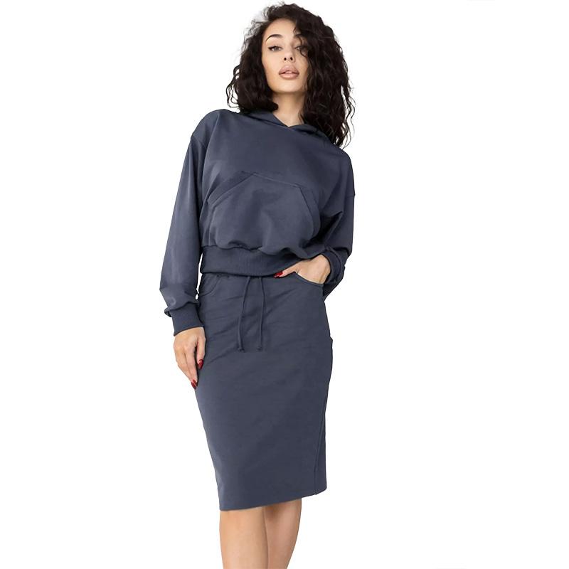 Женский костюм худи и юбка SET6 TotalFit (06399874)