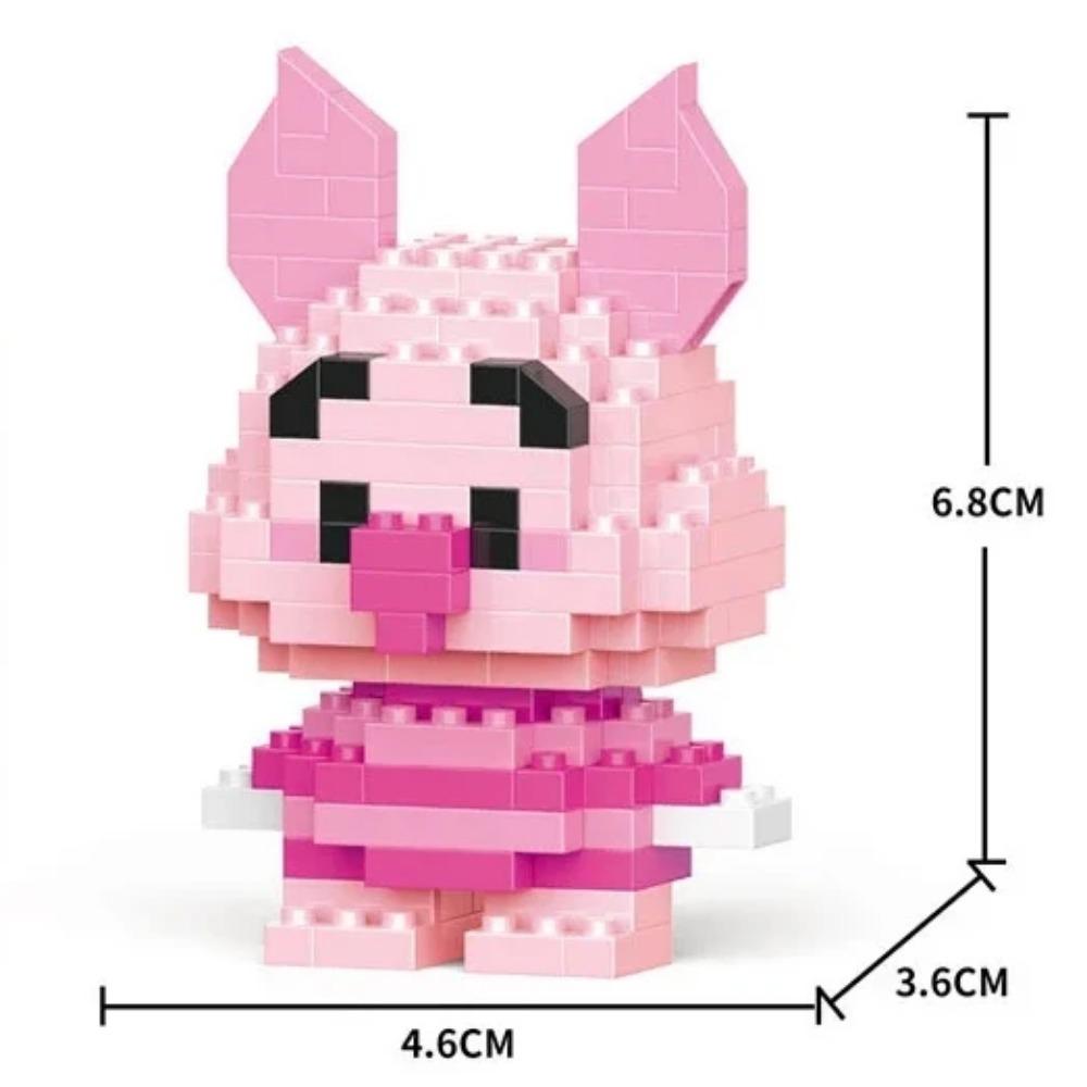 Дисней Аниме Принцесса Строительные блоки Стич Микки Маус мини Фигурки игрушки-экшн Блоки Игрушки Кирпичики Сборные игрушки Детские подарки