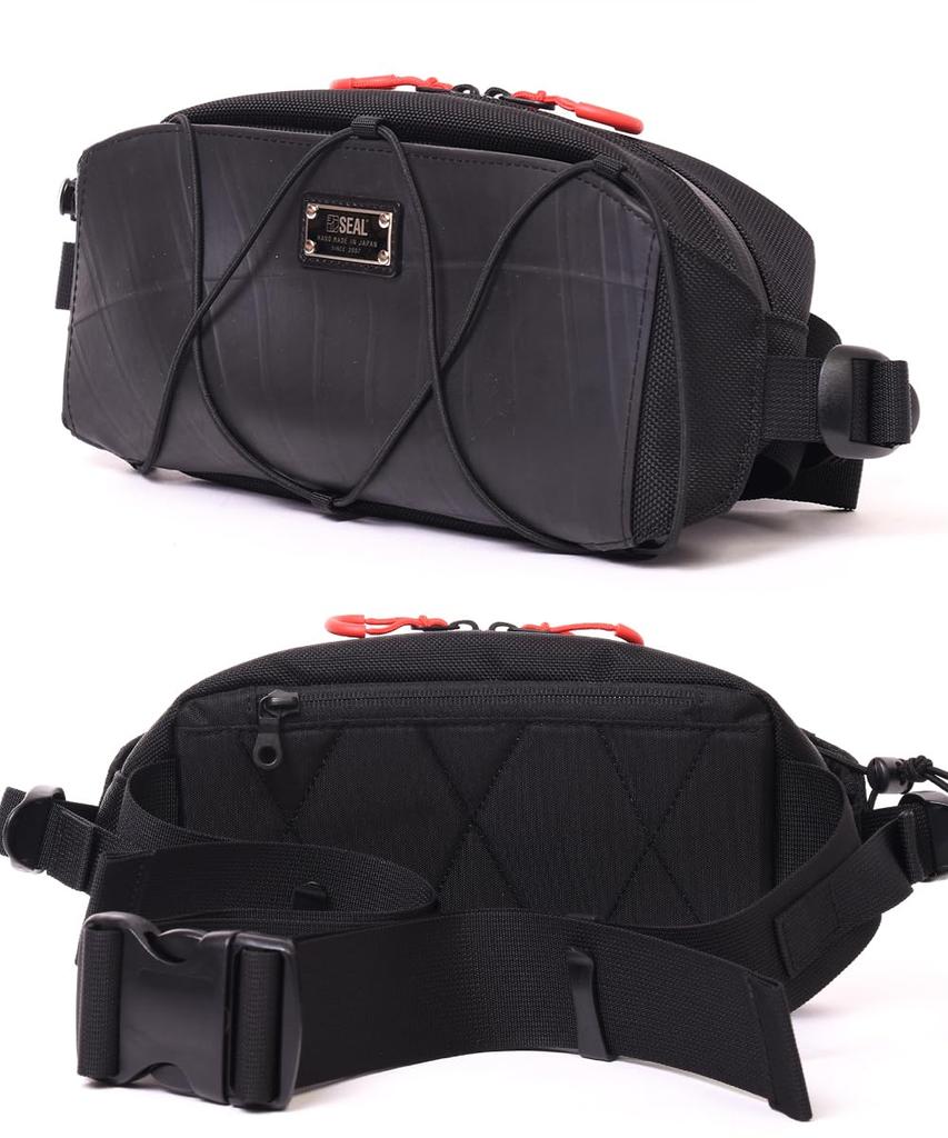 SEAL Elastic Bodybag Waterproof Shoulder Bag for Bag - Bag/Waist Men, Motorcycle/Crossbody (PS-214BK)