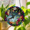 Hummingbird Suncatcher Ornament,Sturdy Window Hanging Decoration Sun Catcher Decor for Patio