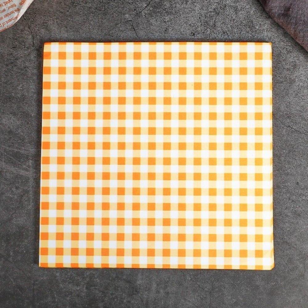 100pcs Multicolor Greaseproof Baking Paper Pre-Cut Sheets Meal Wrapping Paper Backyard BBQ