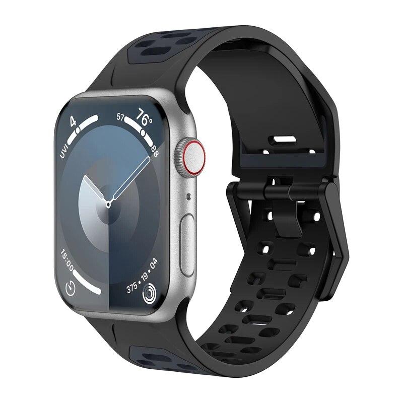 Классический ремешок для Apple Watch Band 44 мм 45 мм 49 мм 40 мм 41 мм 38 мм 42 мм Мягкий силиконовый спортивный браслет Iwatch Serise 9 8 7 SE 6 5 9 Ultra 2