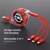 3-в-1 Micro USB Type C Зарядный кабель Мульти-зарядное устройство Для Opel Astra Insignia Vivaro Corsa Mokka Zafira Vectra OPC Vauxhall